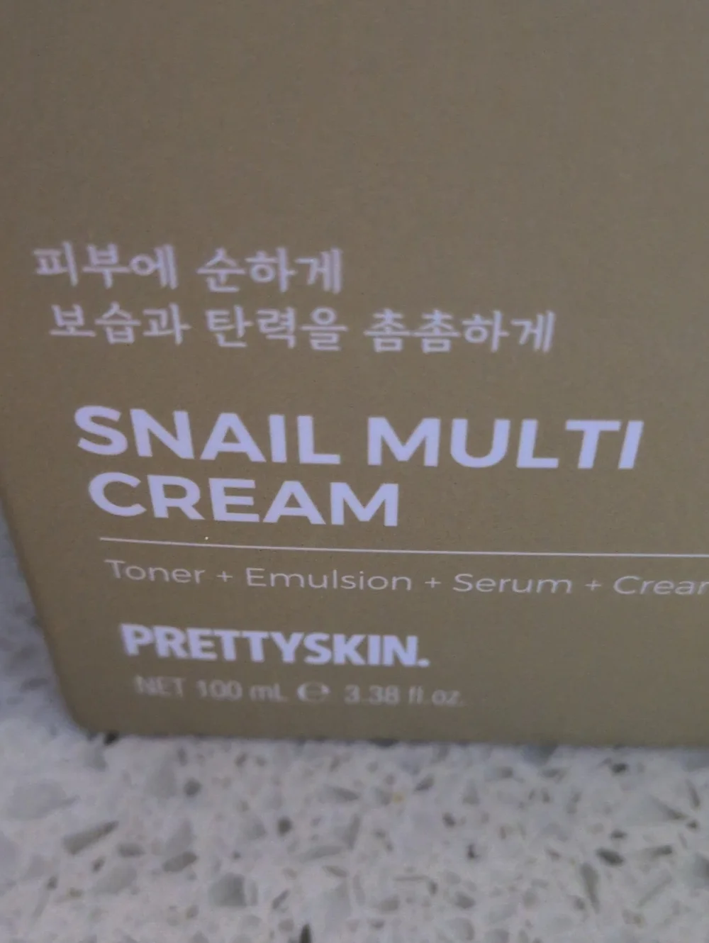 PRETTY SKIN Snail Multi Cream Toner, Serum, Emulsion , Korean
